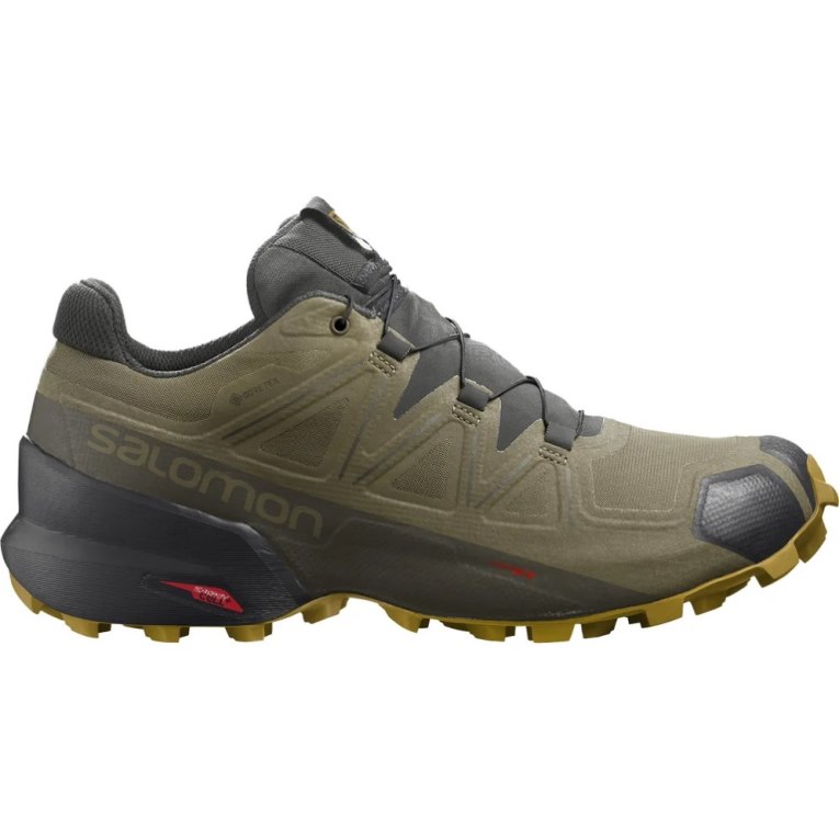 Tenis Para Trail Running Salomon Speedcross 5 GTX Hombre Verde Oliva | MX TMHX950